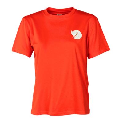 Fjällräven T-Shirt Walk with Nature T-Shirt W, flame orange, Maat: XS