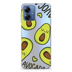 Motorola Moto G14 Telefoonhoesje met Naam Avocado Singing