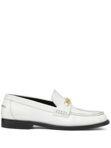 Versace mocassins à détail Medusa - Blanc