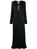 Ann Demeulemeester robe à design noué au col - Noir