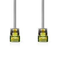 Nedis CAT7 Netwerkkabel | S/FTP | RJ45 Male | RJ45 Male | 0.25 m | Snagless | Rond | LSZH | Grijs | Label - CCGL85420GY025 - thumbnail