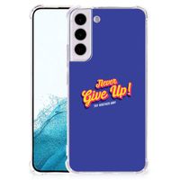 Samsung Galaxy S22 Plus Telefoonhoesje met tekst Never Give Up - thumbnail