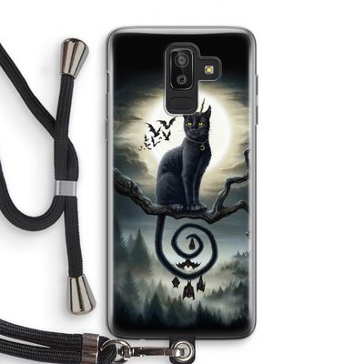 Moonlight Companions: Samsung Galaxy J8 (2018) Transparant Hoesje met koord