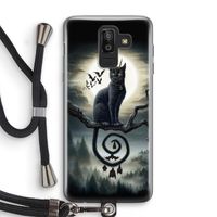 Moonlight Companions: Samsung Galaxy J8 (2018) Transparant Hoesje met koord