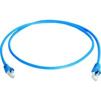 Telegärtner 100009129 RJ45 Netwerkkabel, patchkabel CAT 6A S/FTP 50.00 m Blauw Vlambestendig, Halogeenvrij, UL gecertificeerd 1 stuk(s)