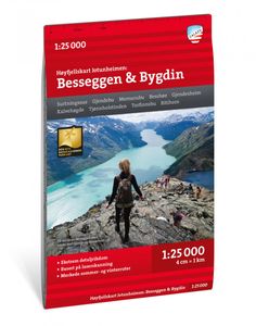 Wandelkaart Hoyfjellskart Jotunheimen: Besseggen - Bygdin | Noorwegen