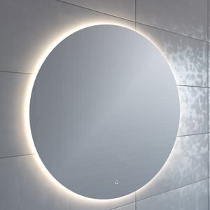 Badkamerspiegel Arcqua Rond 100 cm Deluxe 2.0 LED Verlichting Warm White