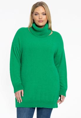 Yoek Trui met col PELOSO | Groen | Maat 54/56