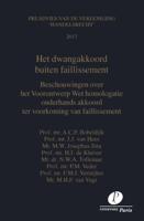 Het dwangakkoord buiten faillissement (Paperback)