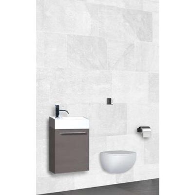 Differnz fonteinmeubel Force - antraciet - 40 cm - links