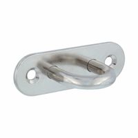 AMIG Oogplaat - 1x - 6 x 2cm - AISI 316 rvs - vastzetplaat - voor buiten   -