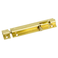 Waelbers Profiel-grendel vlak 25x100mm messing - 10 Stuk(s) - 107028.05