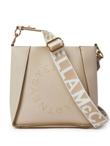 Stella McCartney sac porté épaule à logo Stella en cuir vegan - Tons neutres