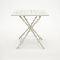 Tuintafel globe 70x70 crème