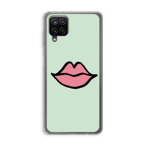Kusje: Samsung Galaxy A12 Transparant Hoesje