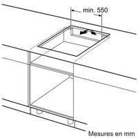 Bosch PUE631BB1E kookplaat Zwart Ingebouwd Inductiekookplaat zones 4 zone(s) - thumbnail