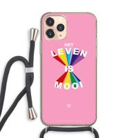 Het Leven Is Mooi: iPhone 11 Pro Transparant Hoesje met koord