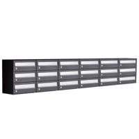 Allux Hive Set 6-Breed, 3-Hoog Zwart - 40030070_6x3