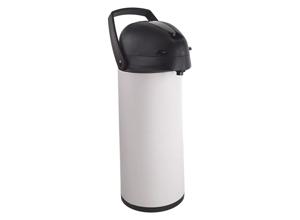 Dobman Thermoskan met pomp - 1,9 liter - Grijs