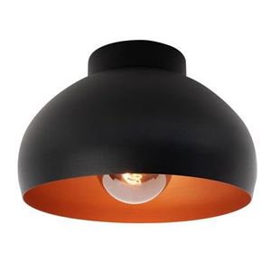 EGLO Mogano Mini Plafondlamp - E27 - Ø28 cm - Zwart|Koper