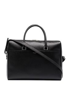 Saint Laurent porte-documents Duffle en cuir - Noir