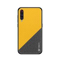 PINWUYO eert serie schokbestendige PC + TPU beschermhoes voor XIAOMI mi 9 (geel)