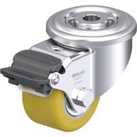 Blickle LR-VSTH 60K-RA Plaatstalen compact zwenkwiel Wieldiameter: 60 mm Draagvermogen (max.): 200 kg 1 stuk(s)