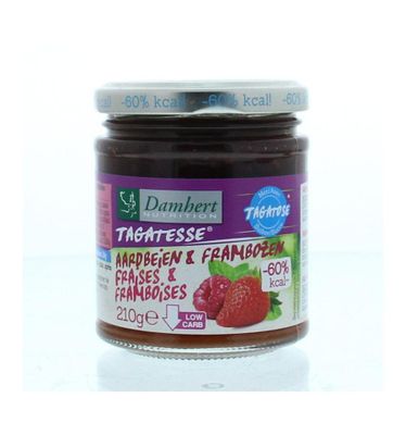 Confituur aardbei/framboos low carb
