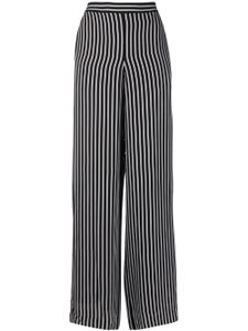 Michael Michael Kors pantalon ample à rayures - Noir