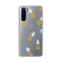 Ananasjes: OnePlus Nord Transparant Hoesje
