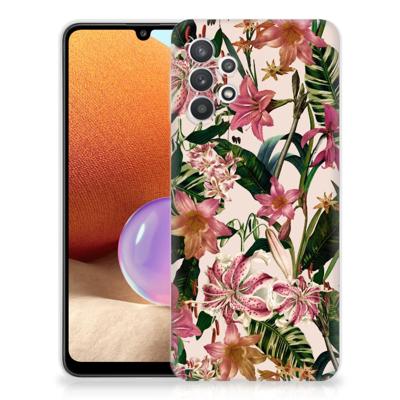 Samsung Galaxy A32 4G | A32 5G Enterprise Editie | TPU Case | Flowers