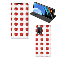Xiaomi Poco M3 | Redmi 9T Flip Style Cover Paprika Red - thumbnail