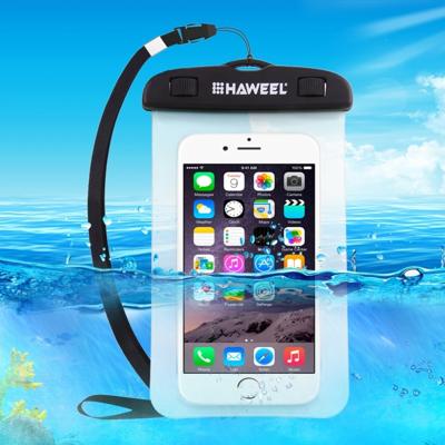 Transparante HAWEEL universeel Waterdicht tas met Lanyard voor iPhone 6 & 6 Plus / 6S & 6S Plus, Samsung Galaxy S6 / S5 / Note 5(transparant)