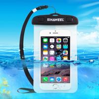 Transparante HAWEEL universeel Waterdicht tas met Lanyard voor iPhone 6 & 6 Plus / 6S & 6S Plus, Samsung Galaxy S6 / S5 / Note 5(transparant)