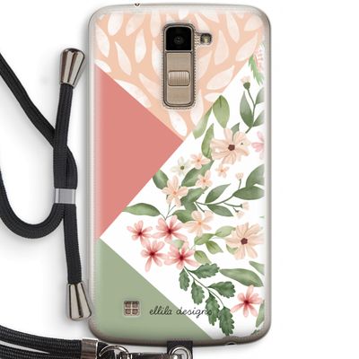 Sweet heaven geometrics: LG K10 (2016) Transparant Hoesje met koord