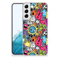 Samsung Galaxy S22 Plus Silicone Back Cover Punk Rock - thumbnail