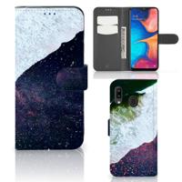 Samsung Galaxy A30 | Book Case | Sea in Space