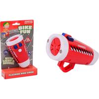 Johntoy Bike fun led lamp brandweer met sirene