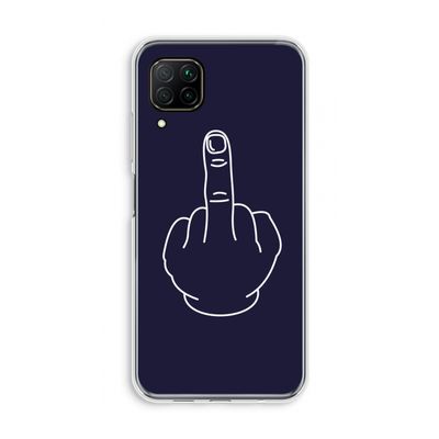 F**k U: Huawei P40 Lite Transparant Hoesje