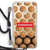 Koekerond: Huawei Ascend P8 Lite (2017) Transparant Hoesje met koord