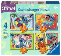 Ravensburger 4-in-1 Puzzel Stitch 12/16/20/24 Stukjes