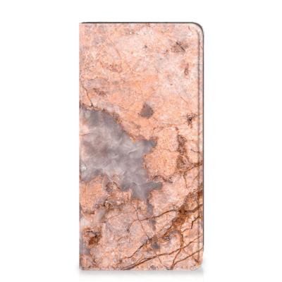 Samsung Galaxy S23 | Standcase | Marmer Oranje