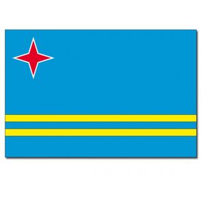 Vlag Aruba 100x150 cm