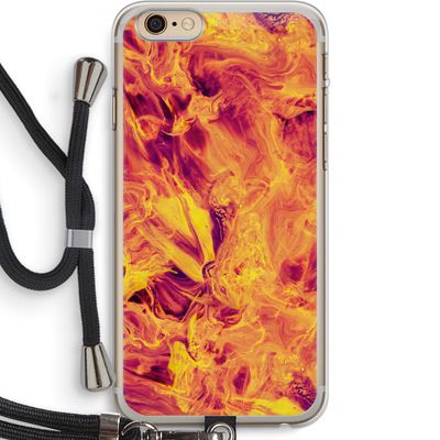 Eternal Fire: iPhone 6 PLUS / 6S PLUS Transparant Hoesje met koord