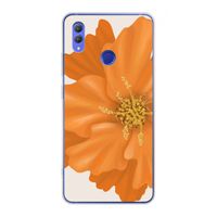 Orange Ellila flower: Honor Note 10 Transparant Hoesje