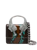 Roberto Cavalli petit sac Roar à ornements en cristal - Marron