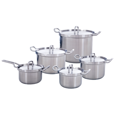 Q-Linair Master RVS pannenset 5-delig