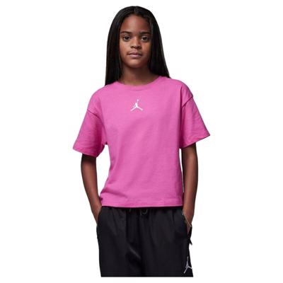 T-Shirt met Korte Mouwen voor kinderen Nike JDG JORDAN ESSENTIALS 45A770 P5D Roze - Maat: 16 jaar