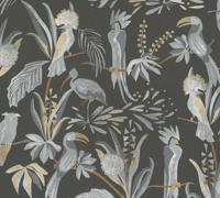 Livingwalls House of Turnowsky - Zwart - Jungle Behang - 388983