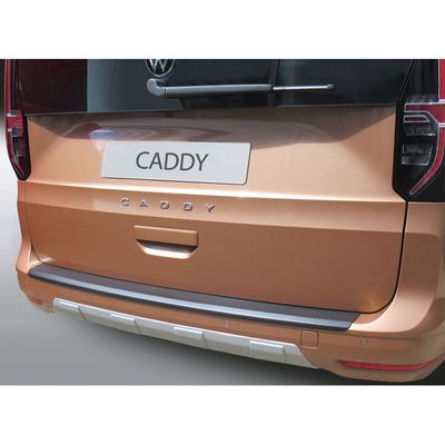 RGM Achterbumperskirt 'Skid-Plate' passend voor Volkswagen Caddy V Box/MPV 2020- Zwart (ABS) GRRSP310